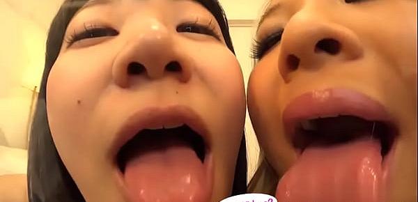 trendsJapanese Asian Tongue Spit Face Nose Licking Sucking Kissing Handjob Fetish - More at fetish-master.net